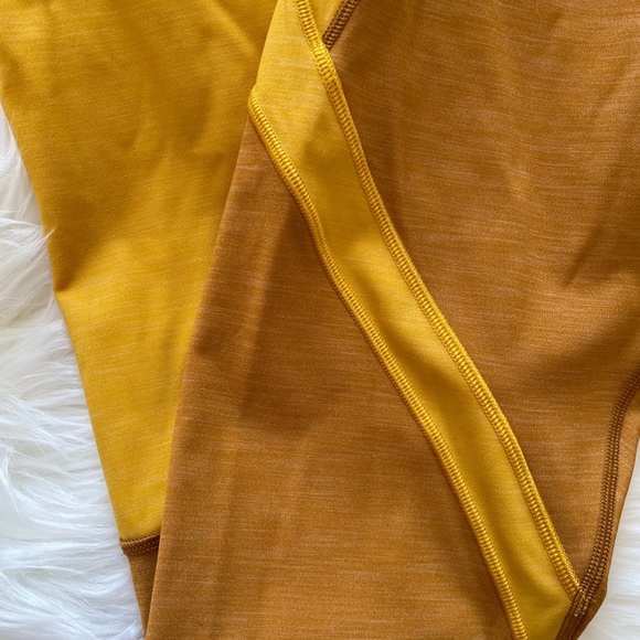 LULULEMON High-Rise Leggings in Heathered Fools Gold/Heathered Honey Lemon - Picture 3 of 11